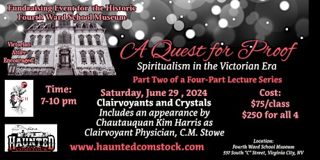 A QUEST FOR PROOF: SPIRITUALISM IN THE VICTORIAN ERA - PART 2 of 4