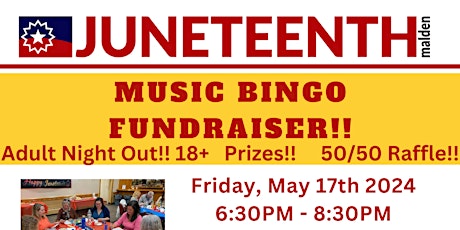 Music Bingo Juneteenth Fundraiser  primärbild