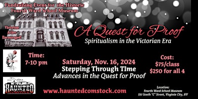 Imagem principal do evento A QUEST FOR PROOF: SPIRITUALISM IN THE VICTORIAN ERA - PART 4 of 4