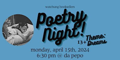 Primaire afbeelding van Poetry Night | April 15th