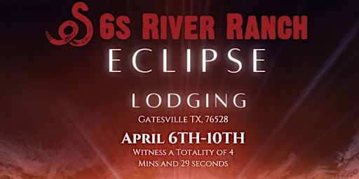 Imagem principal de Solar Eclipse Viewing at 6S River Ranch