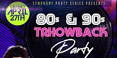 Imagem principal do evento 80s & 90s Throwback Party