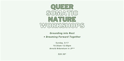 Primaire afbeelding van Queer Somatic Nature Walks: Grounding into Rest + Dreaming Forward