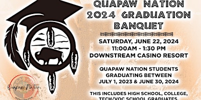 Imagem principal do evento Quapaw Nation  2024 Graduation Banquet