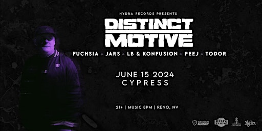 Hydra Presents - Distinct Motive primary image