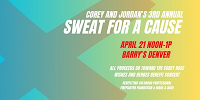 Primaire afbeelding van Jordan and Corey's 3rd Annual Sweat for a Cause