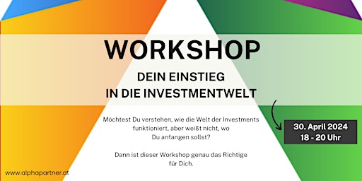 Hauptbild für Workshop: Einstieg in die Investmentwelt