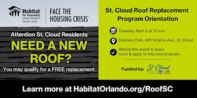 Roof Replacement Program  Orientation – St. Cloud, FL