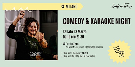 Immagine principale di Comedy & Karaoke Night - Milano 
