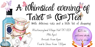 Primaire afbeelding van A whimsical evening of Tarot and G&(Tea)