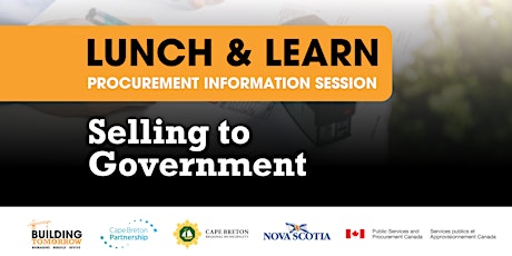 Procurement Information Session: Selling to Government