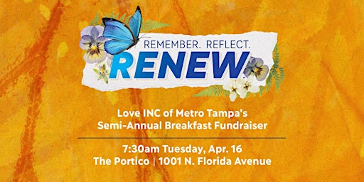 Primaire afbeelding van Love INC of Metro Tampa Semi-Annual Breakfast Fundraiser