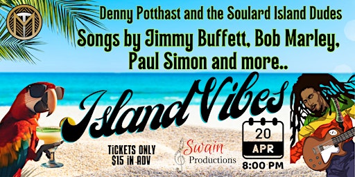 Imagen principal de Island Vibes - Featuring songs by Jimmy Buffett, Bob Marley, Paul Simon