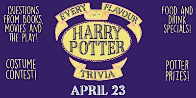 Imagem principal do evento Every Flavour Harry Potter Trivia!