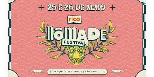 Nômade Festival Sábado com Alceu Valença, Pabllo Vittar e Leci Brandrão primary image