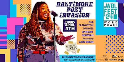 Immagine principale di Word Power: Baltimore Poets Invasion| Host: Lady Brion 