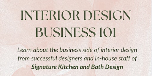 Interior Design Business 101 primary image
