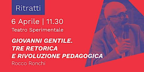 Rocco Ronchi - Giovanni Gentile. Tra retorica e rivoluzione pedagogica