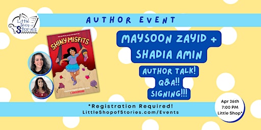 Hauptbild für Shadia Amin and Maysoon Zayid - Shiny Misfits!