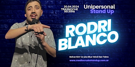 Especial de Stand Up de Rodri Blanco Anticipada+ Consumición