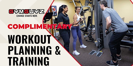 Primaire afbeelding van GYMGUYZ Workout Planning & Training with Certified Personal Trainer, Joe!