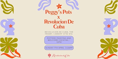 Primaire afbeelding van Peggy's Pots x Revolucion De Cuba Pottery painting