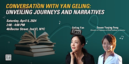 Imagen principal de Conversation with Yan Geling: Unveiling Journeys and Narratives