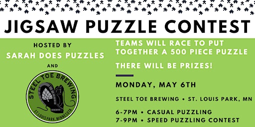 Imagem principal do evento Steel Toe Brewing Jigsaw Puzzle Contest