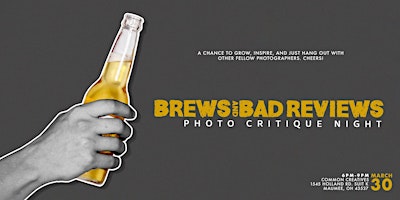 Primaire afbeelding van "BREWS AND BAD REVIEWS" - PHOTO CRITIQUE NIGHT