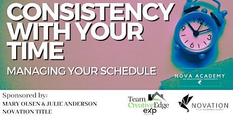 Consistency with Your Time: Managing Your Schedule