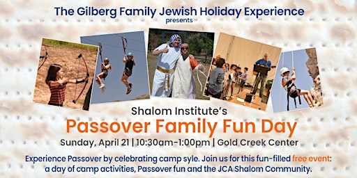 Primaire afbeelding van The Gilberg Family Jewish Holiday Experience: Passover Family Fun Day