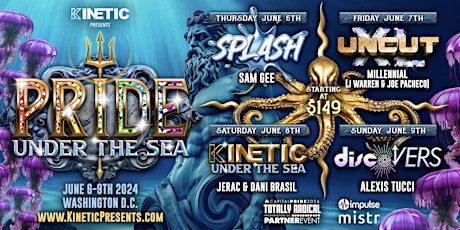 KINETIC Pride 2024 DC Weekend Pass Featuring Slayyyter