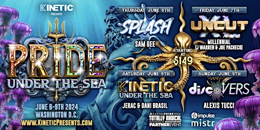 Image principale de KINETIC Pride 2024 DC Weekend Pass Featuring Slayyyter