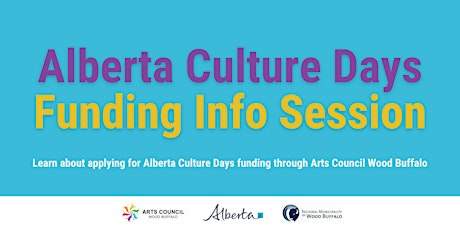 Alberta Culture Days 2024 Funding Information Session