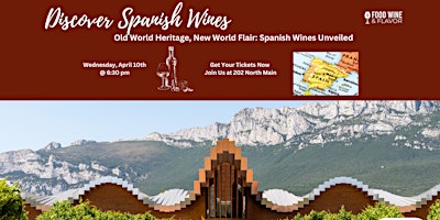 Imagen principal de Discover Spanish Wines: Old World Heritage, New World Flair