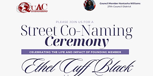 Imagen principal de Ethel Cuff Black Street Co-Naming Ceremony