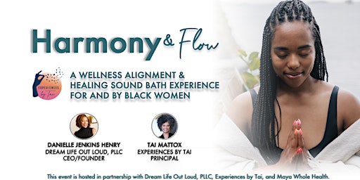 Immagine principale di Harmony & Flow: A Wellness Alignment & Healing Sound Bath for Black Women 