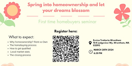 Imagen principal de First Time Homebuyers event