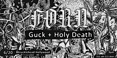 Hauptbild für FÓRN / GUCK / HOLY DEATH