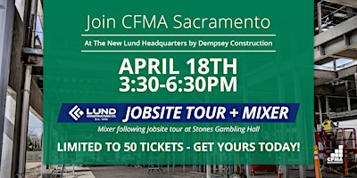 CFMA Jobsite Tour + Mixer - Lund Offices by Dempsey Construction primary image