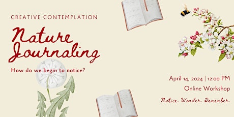 Nature Journaling: How do we begin to notice?