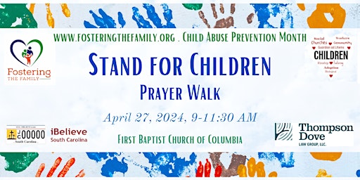 Image principale de Stand for Children Prayer Walk 2024