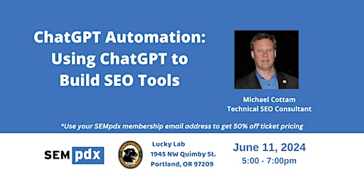 Hauptbild für ChatGPT Automation: Using ChatGPT to Build SEO Tools