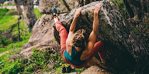 Primaire afbeelding van Family Friendly Bouldering at Hanging Rock State Park