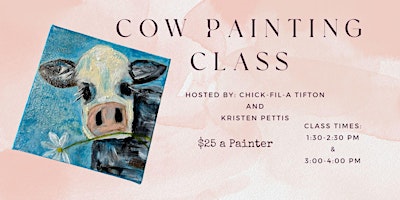 Imagem principal do evento Cow Paint Class