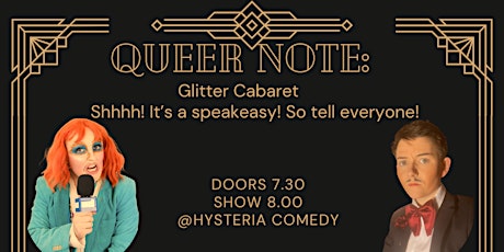 Imagem principal de Queer Note, Glitter Cabaret.