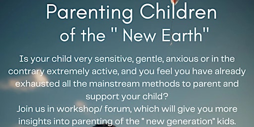 Imagem principal do evento Parenting Children of the New Earth