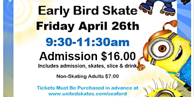 Early Bird Skate with the Minions primary image