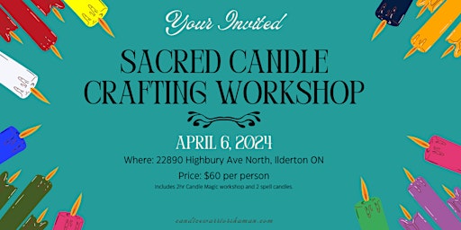 Primaire afbeelding van Sacred Candle Crafting Workshop