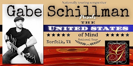 Gabe Schillman Presents The United States of Mind National Tour  primärbild